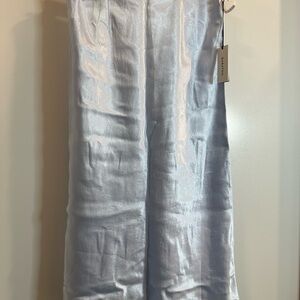 Aritzia Light Blue Midi Skirt